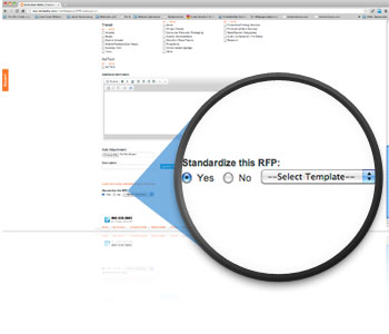 Standardize RFP in Project Brief