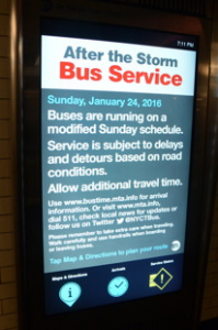 NYC Bus Service Poster