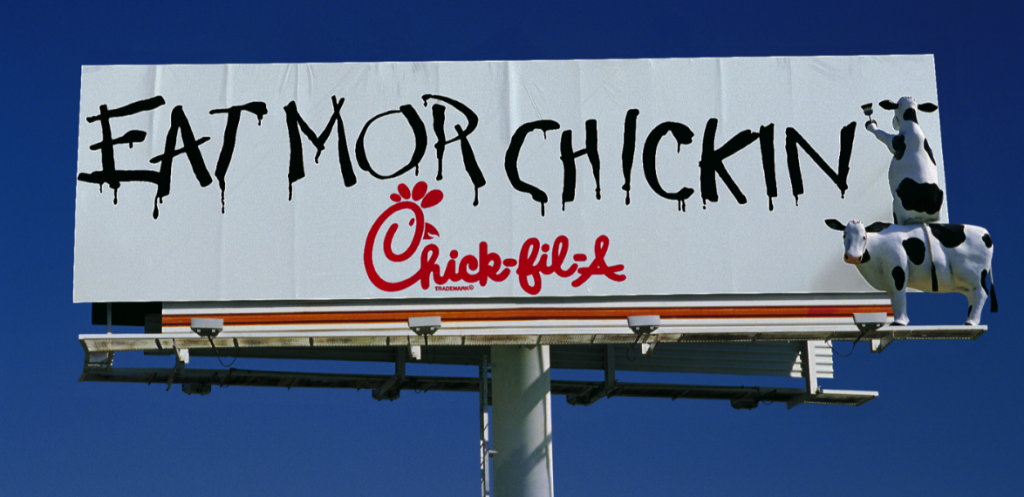 Going Above And Beyond Chick Fil A S Famous Campaigndomedia Out Of Home Media News